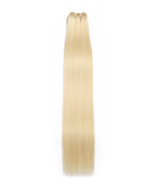 Virgin Extension de cheveux soyeux lisses Blonde