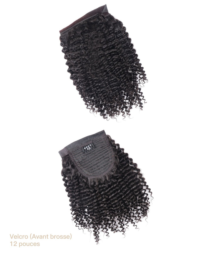 Postiche Clip Afro Court en Cheveux Humains - GLAMMANE 2